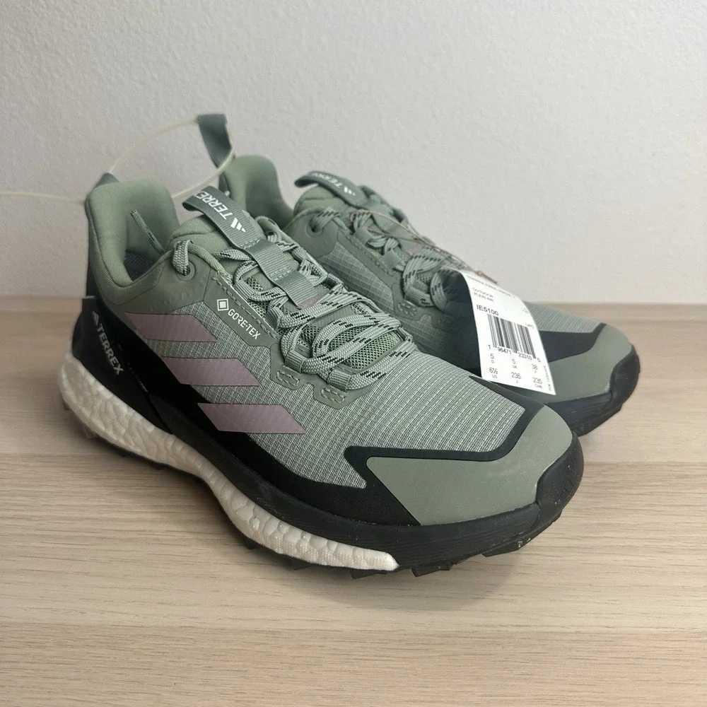 Adidas Terrex Free Hiker 2‎ Low GTX Gore-Tex Shoes IE5100 - Women's Size 6